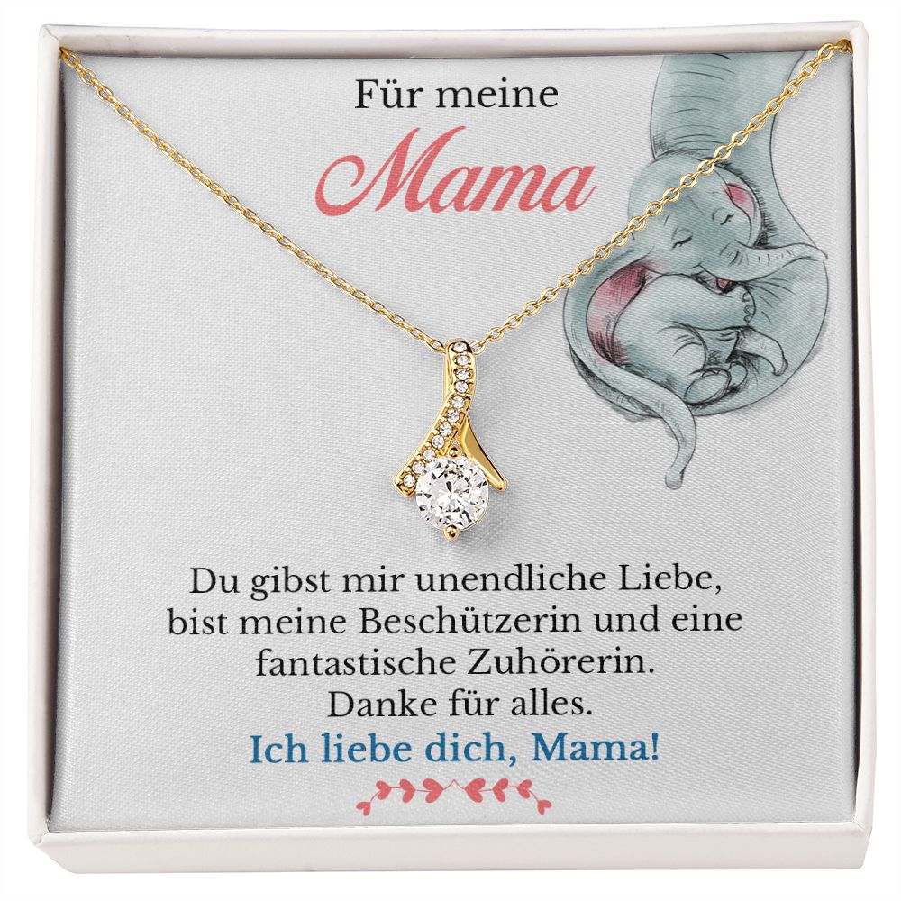 Du gibst mir unendliche Liebe - Halskette - Schlaufen Design