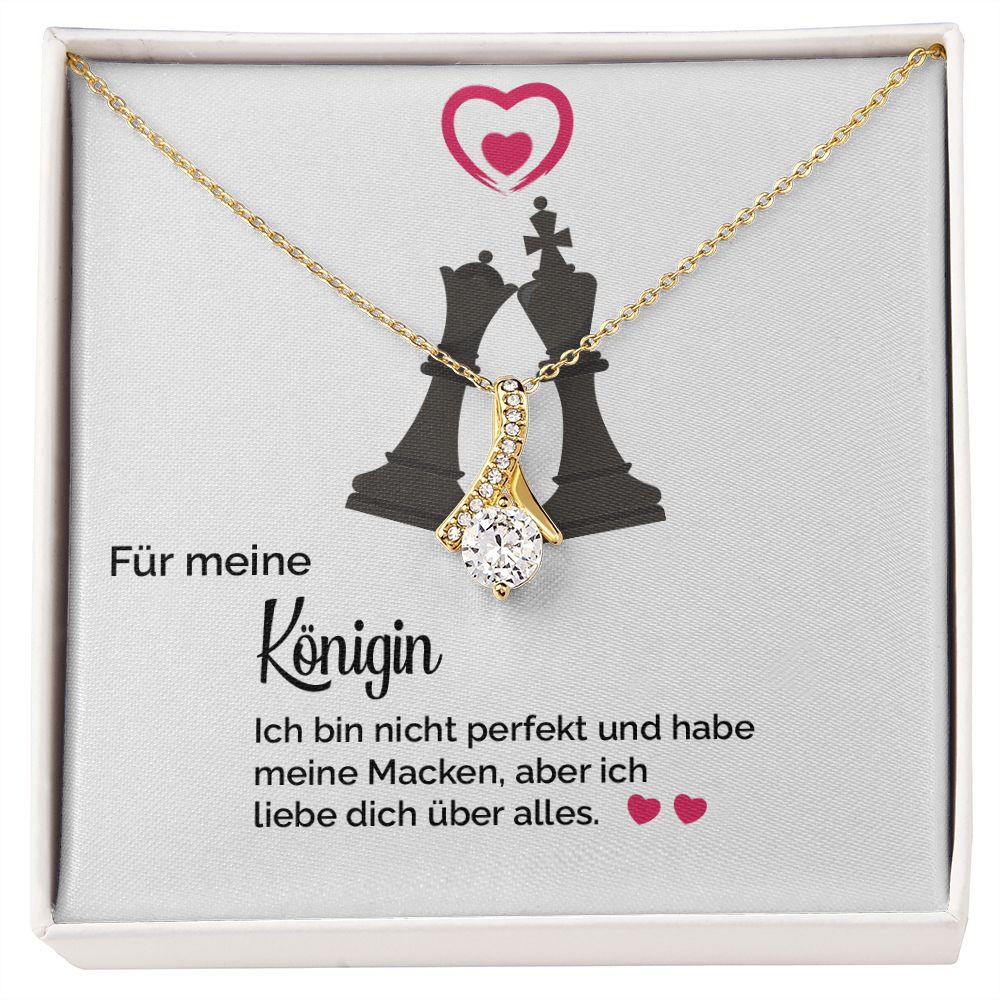 Für meine Königin - Halskette - Schlaufen Design