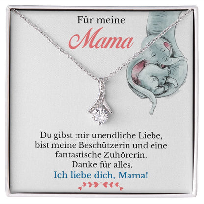 Du gibst mir unendliche Liebe - Halskette - Schlaufen Design