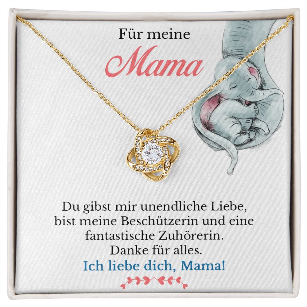 Du gibst mir unendliche Liebe - Halskette - Knoten Design