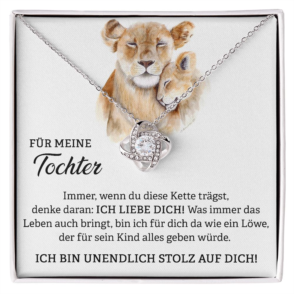 Wie ein Löwe - Halskette - Knoten Design