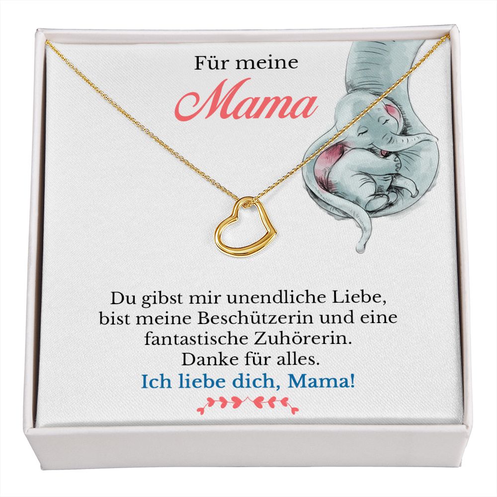 Du gibst mir unendliche Liebe - Halskette - Herz