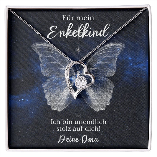 Unendlich stolz - Halskette - Funkelndes Herz